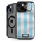 Argentina Soccer Flag iPhone 15 Kickstand Case
